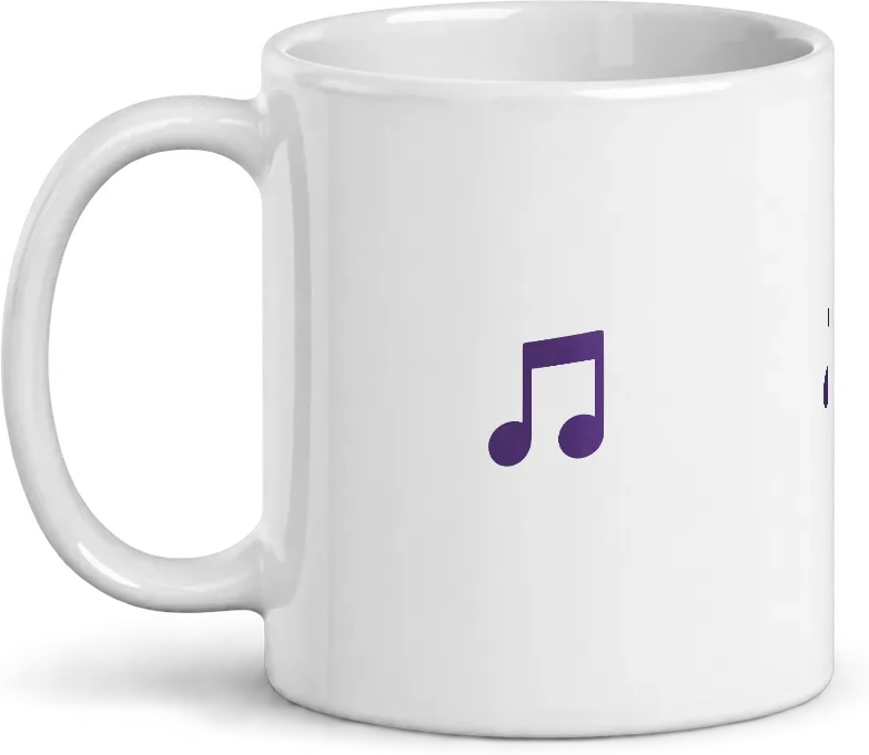bop mug, handle to the left