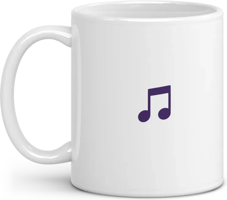 bop mug, handle to the left