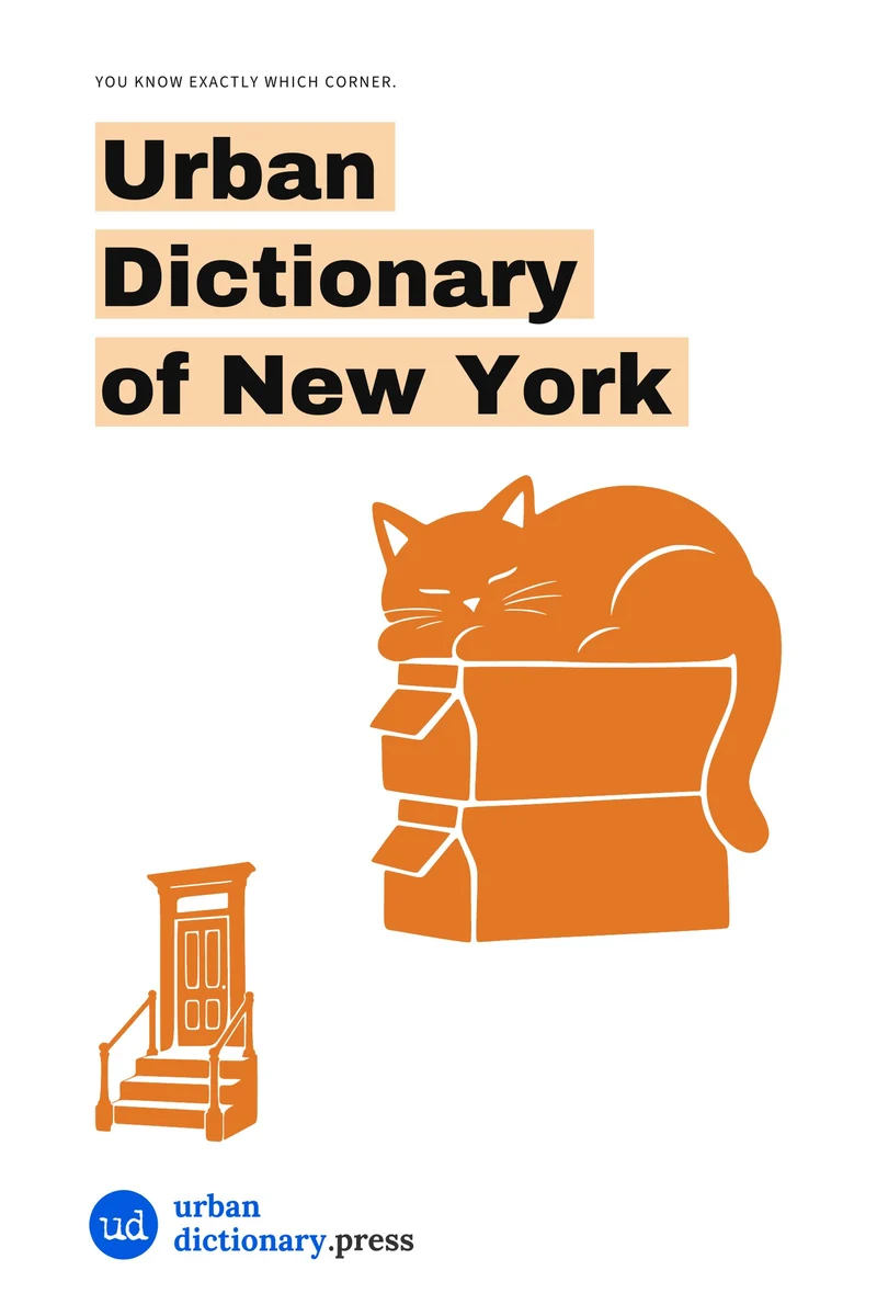 Front cover of the Urban Dictionary of New York ebook