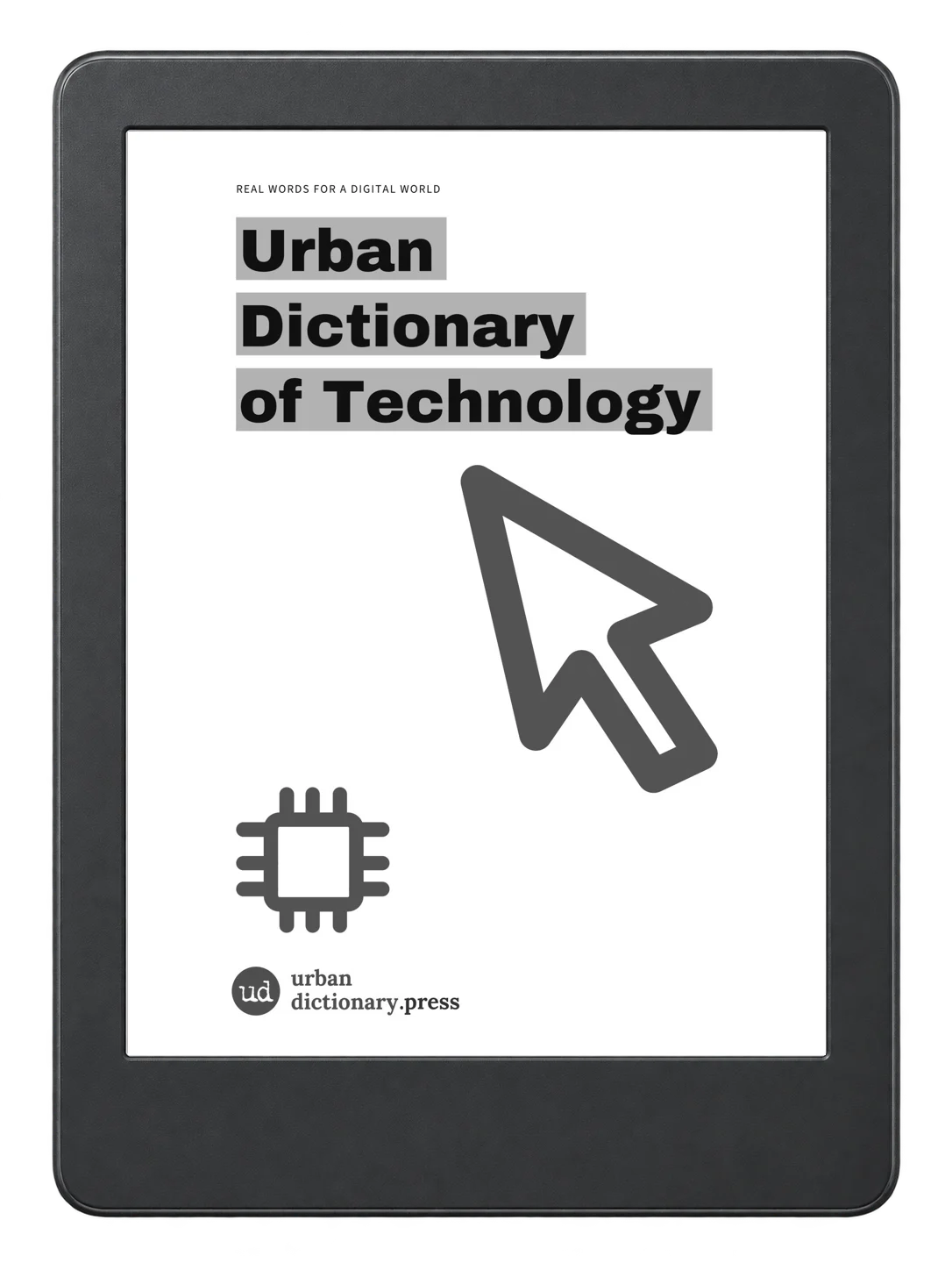 Ebook on an illustrative e-reader; device not included