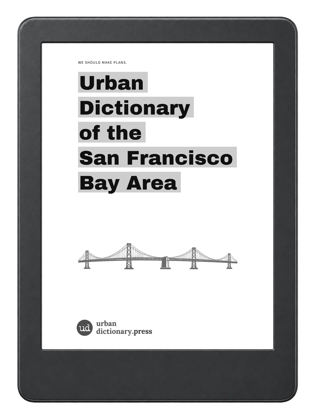 Ebook on an illustrative e-reader; device not included