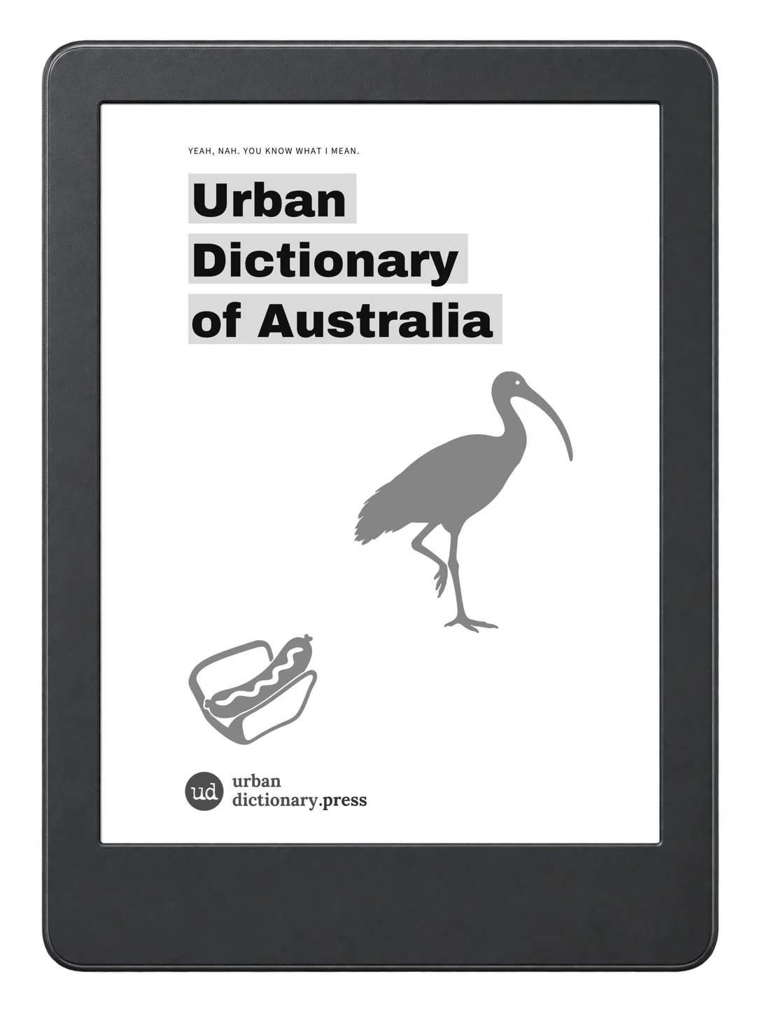 Ebook on an illustrative e-reader; device not included
