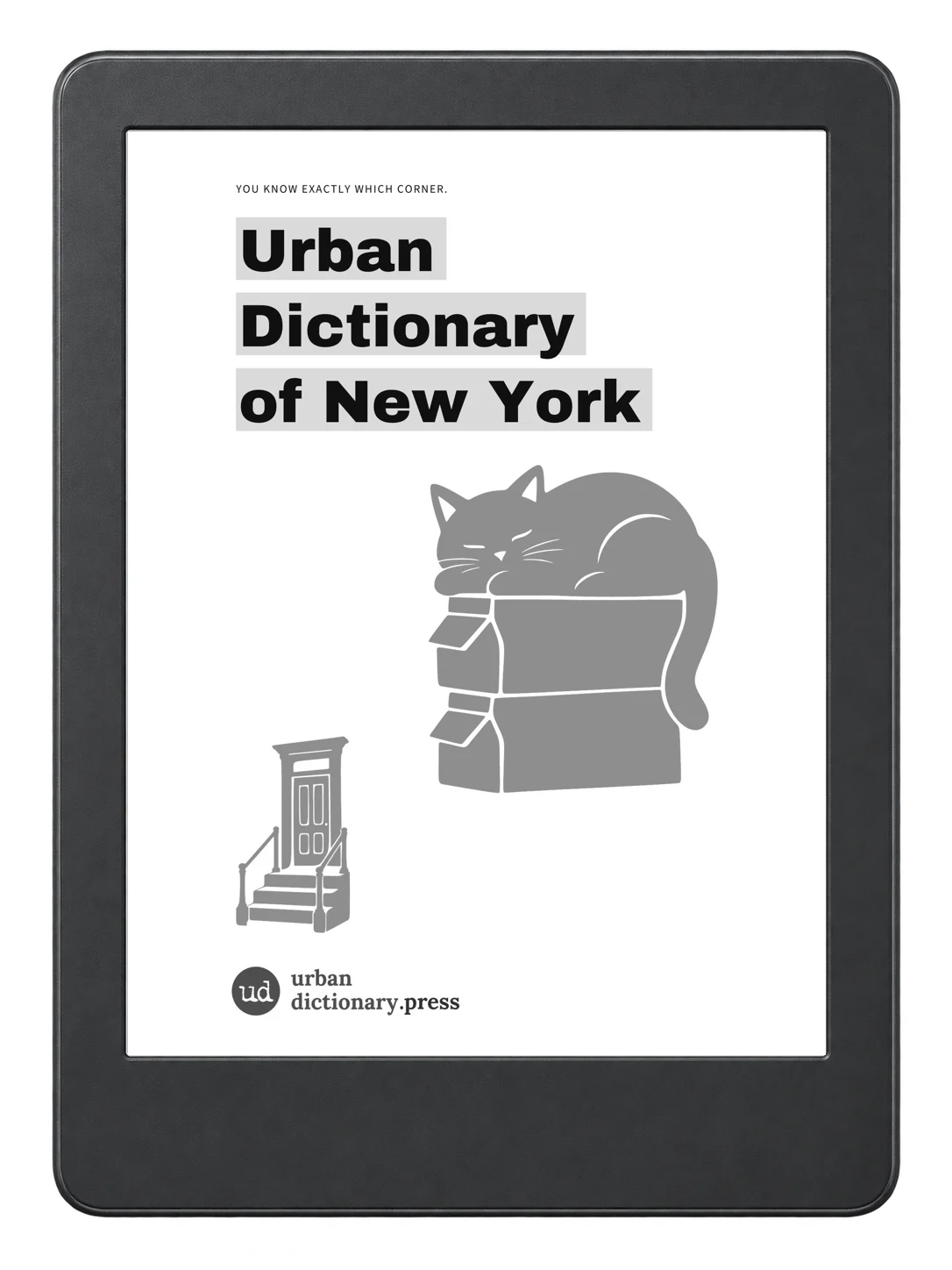 Ebook on an illustrative e-reader; device not included