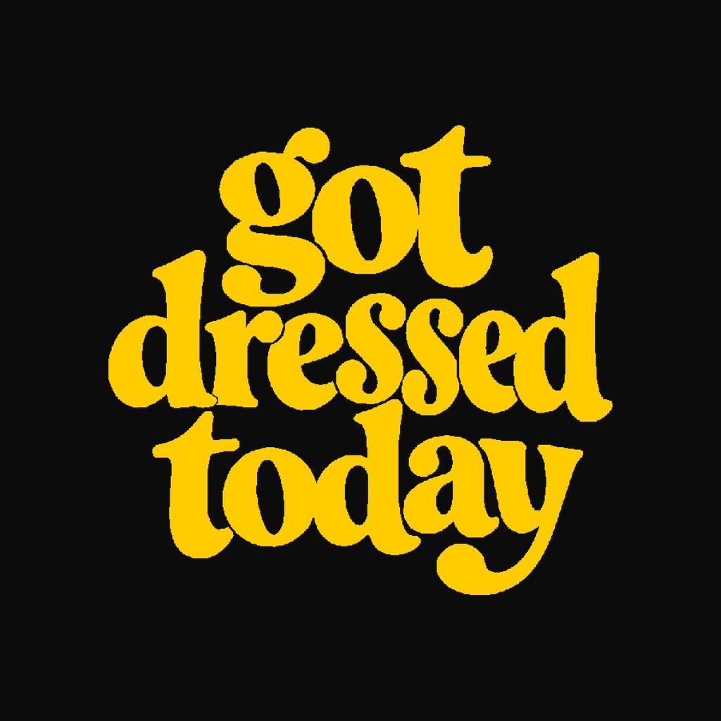 got dressed today beanie, the artwork