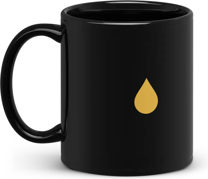got dressed today mug, handle to the left