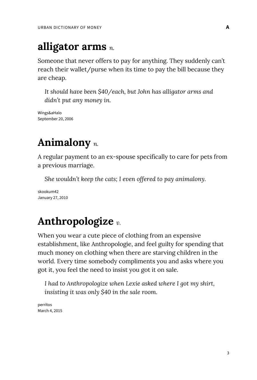 Preview page 9 of Urban Dictionary of Money