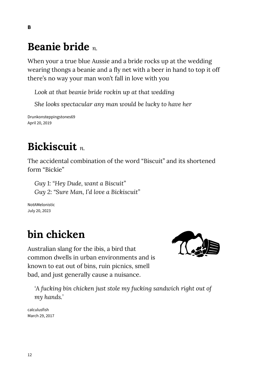Preview page 18 of Urban Dictionary of Australia