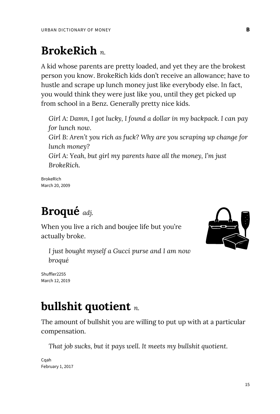 Preview page 21 of Urban Dictionary of Money