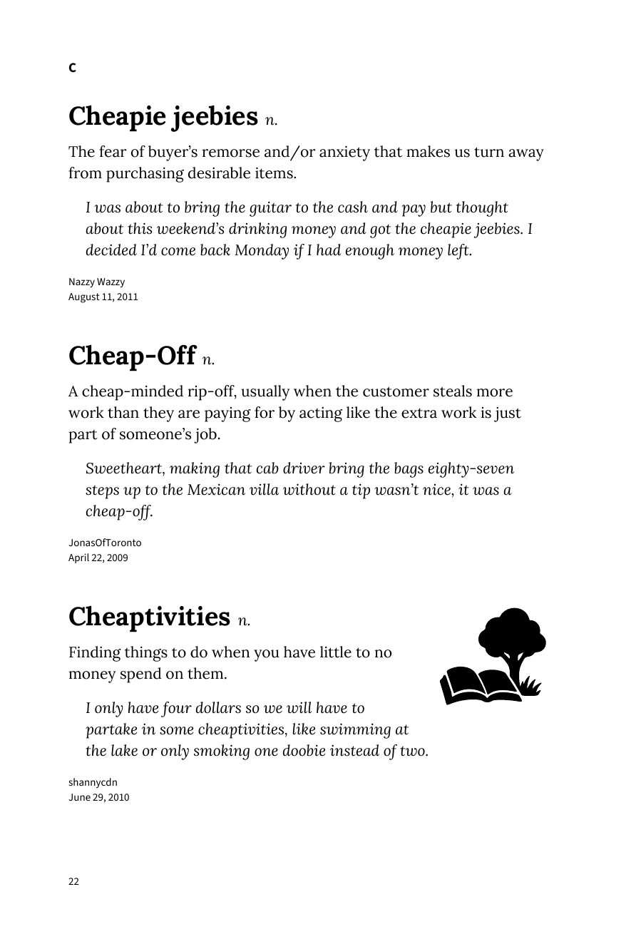 Preview page 28 of Urban Dictionary of Money