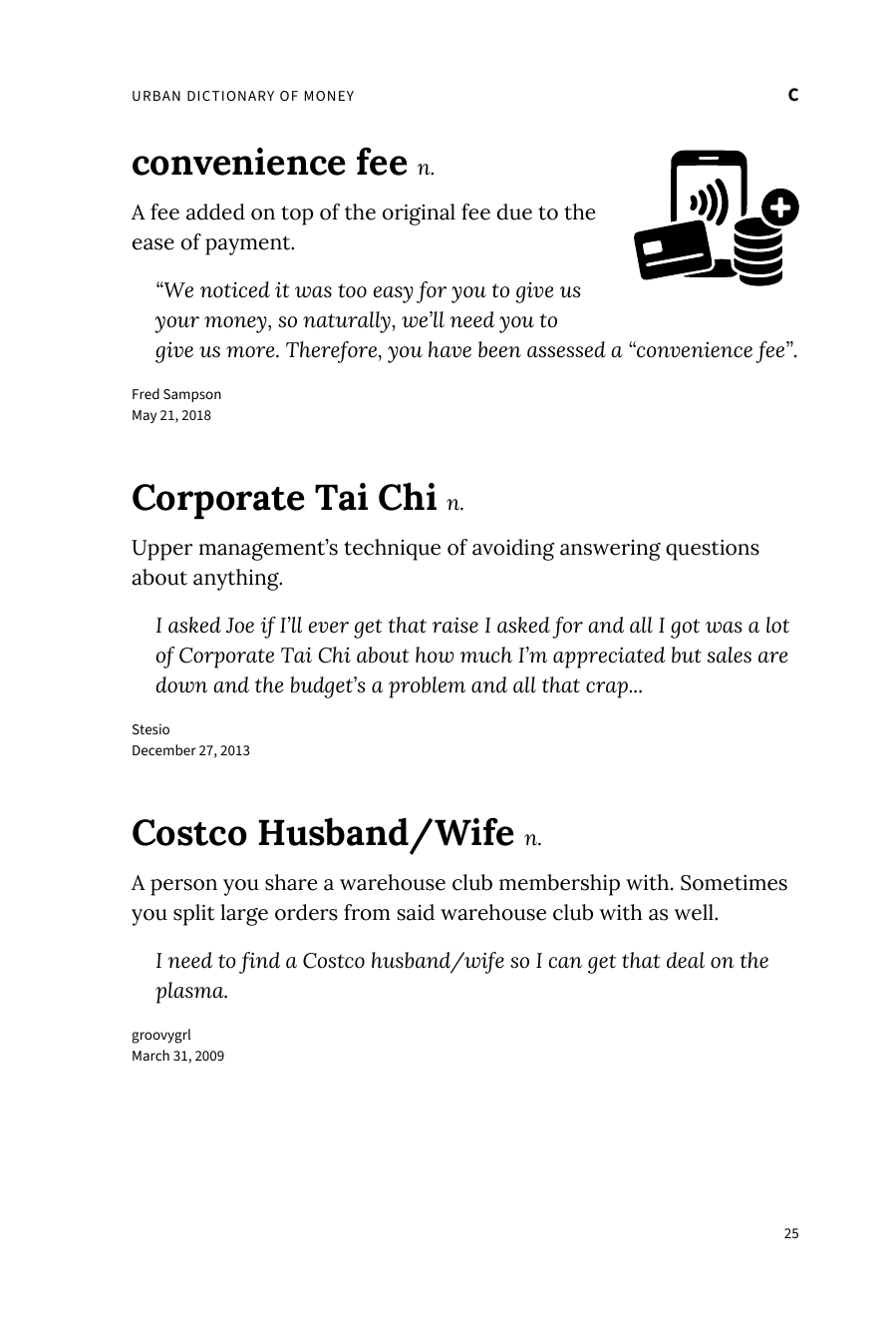 Preview page 31 of Urban Dictionary of Money