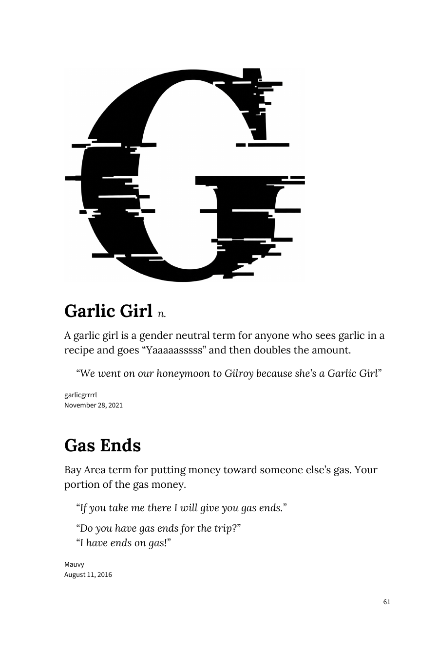 Preview page 67 of Urban Dictionary of the San Francisco Bay Area