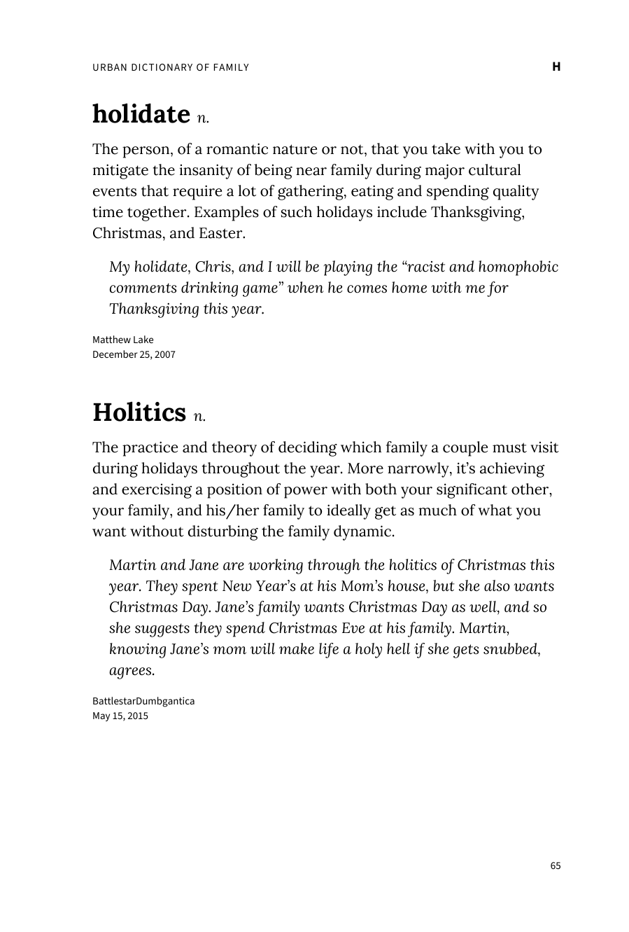 Preview page 71 of Urban Dictionary of Family