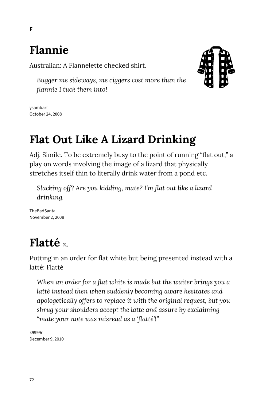 Preview page 78 of Urban Dictionary of Australia