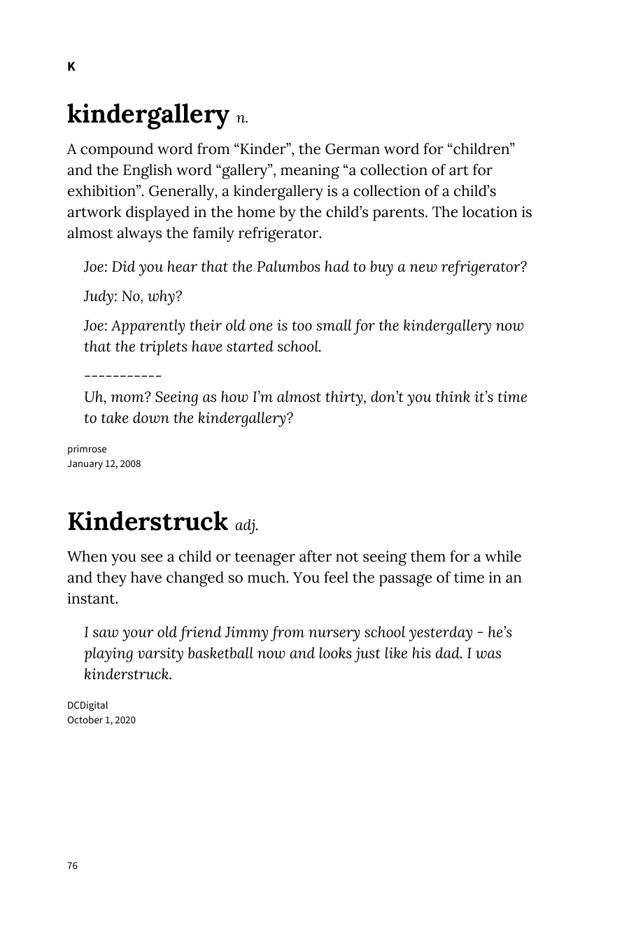 Preview page 82 of Urban Dictionary of Family