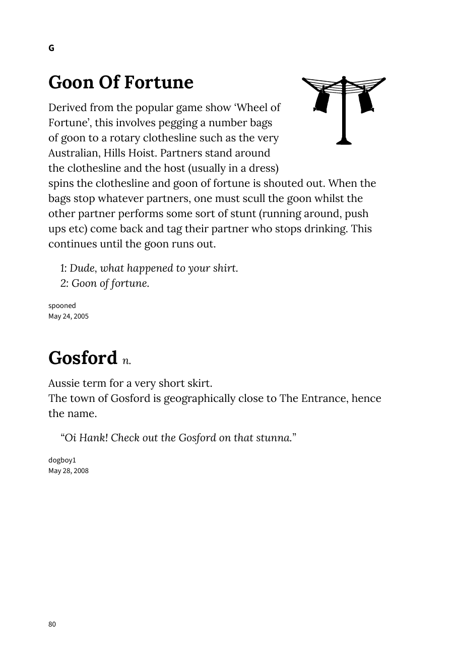 Preview page 86 of Urban Dictionary of Australia