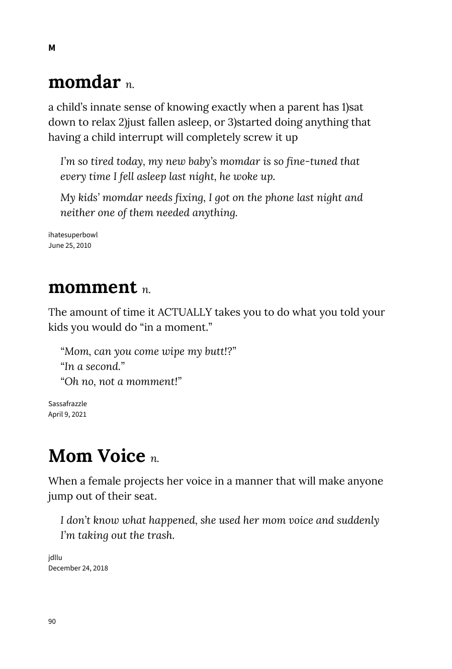 Preview page 96 of Urban Dictionary of Family
