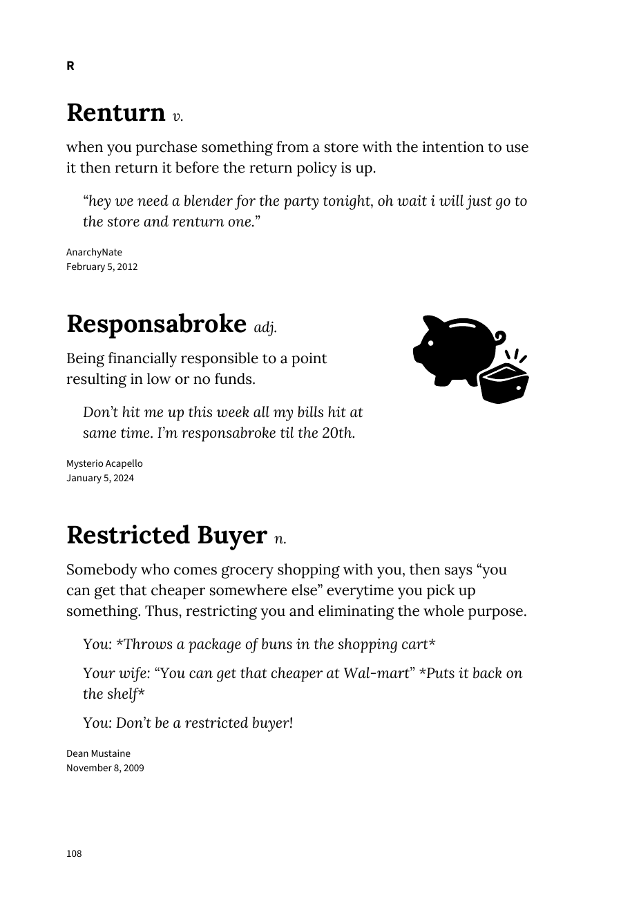 Preview page 114 of Urban Dictionary of Money