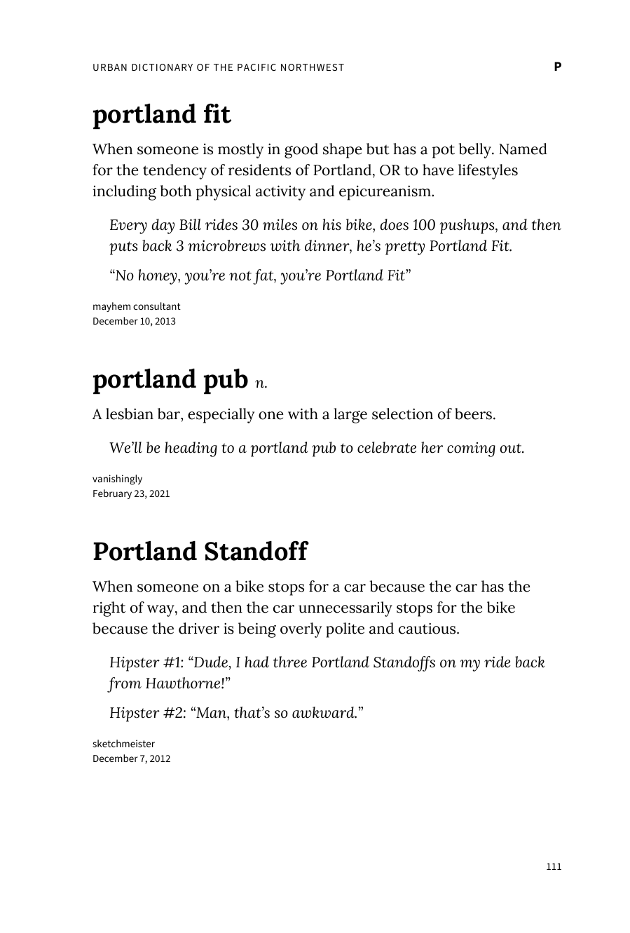 Preview page 117 of Urban Dictionary of the Pacific Northwest