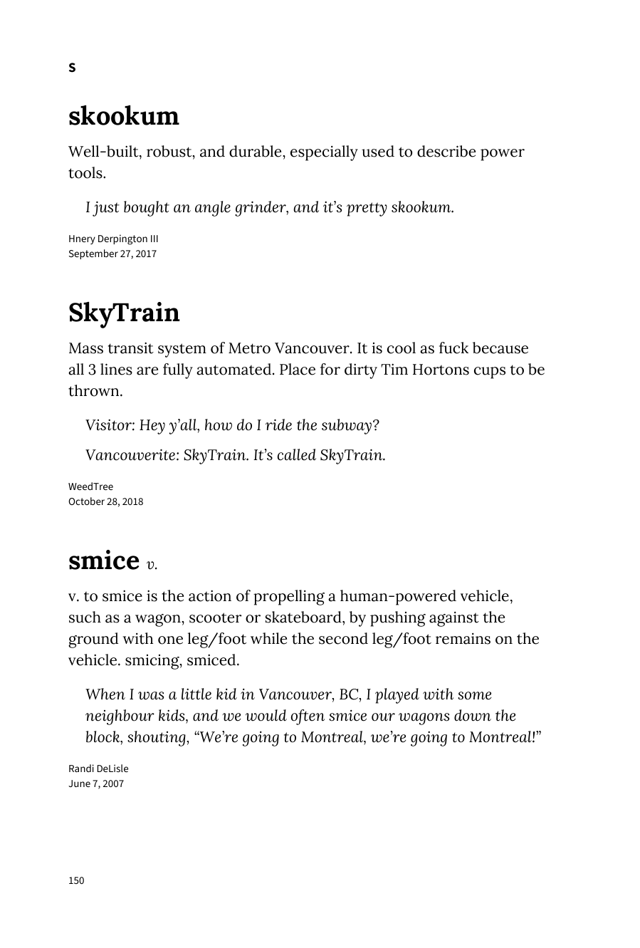 Preview page 156 of Urban Dictionary of the Pacific Northwest