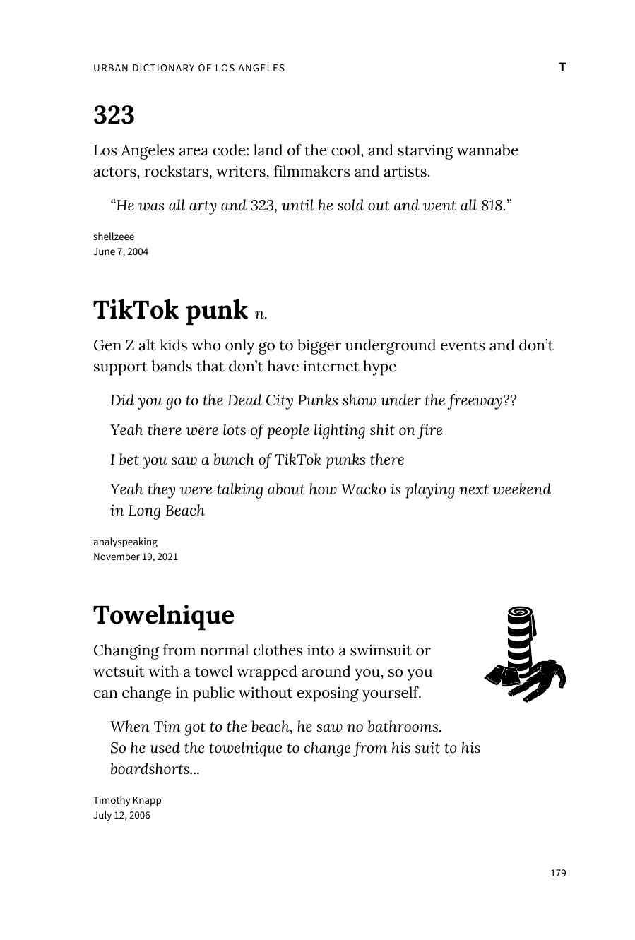 Preview page 185 of Urban Dictionary of Los Angeles