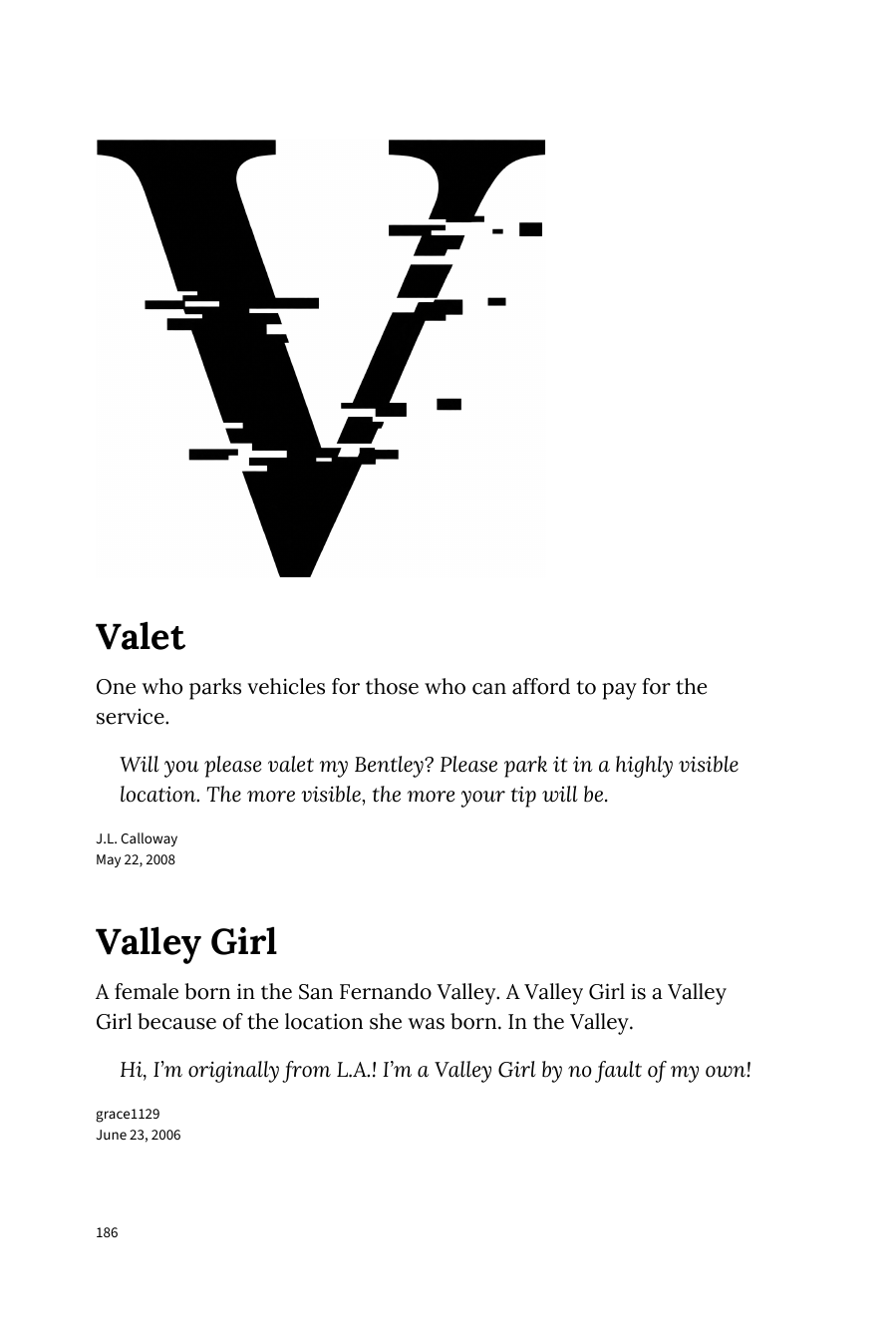 Preview page 192 of Urban Dictionary of Los Angeles