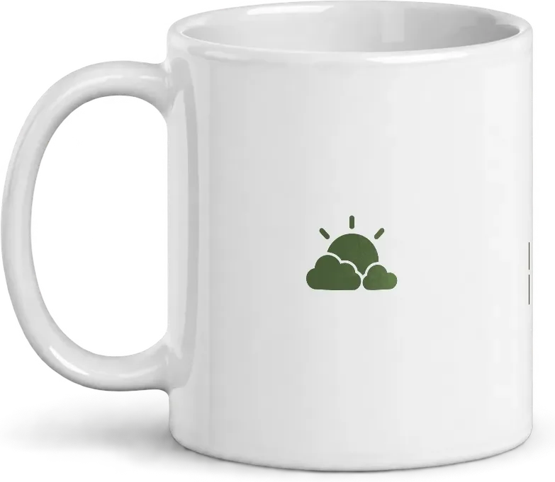 stoner mug, handle to the left