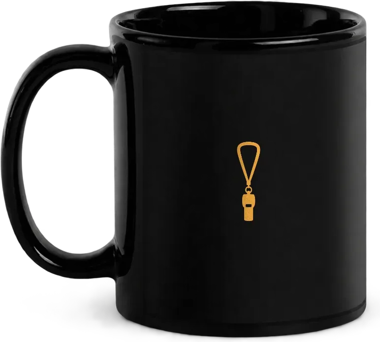 yunc mug, handle to the left
